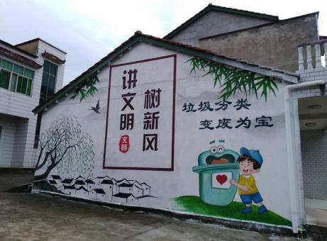 武宣墙绘是现在流行的墙体广告