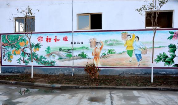 武宣乡镇文化墙 乡风文明焕发新活力