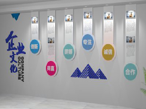 武宣企业文化墙需要传递什么办公文化？